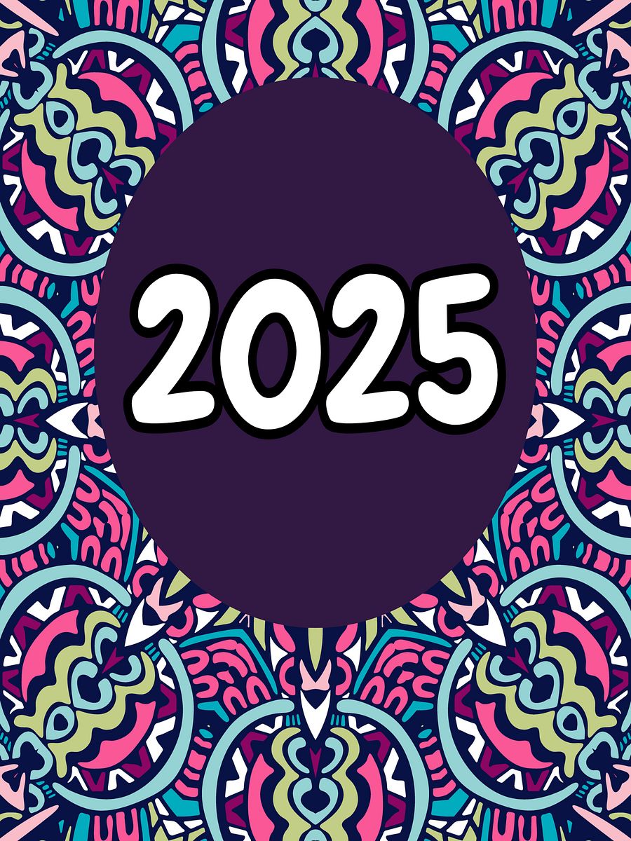 2025 Color Your World Printable PDF Coloring Calendar product image (1)