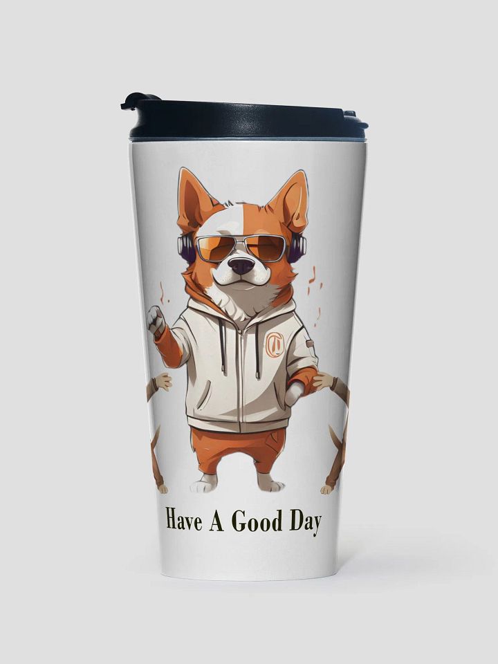 Groovy Pups Stainless Steel Travel Mug product image (1)