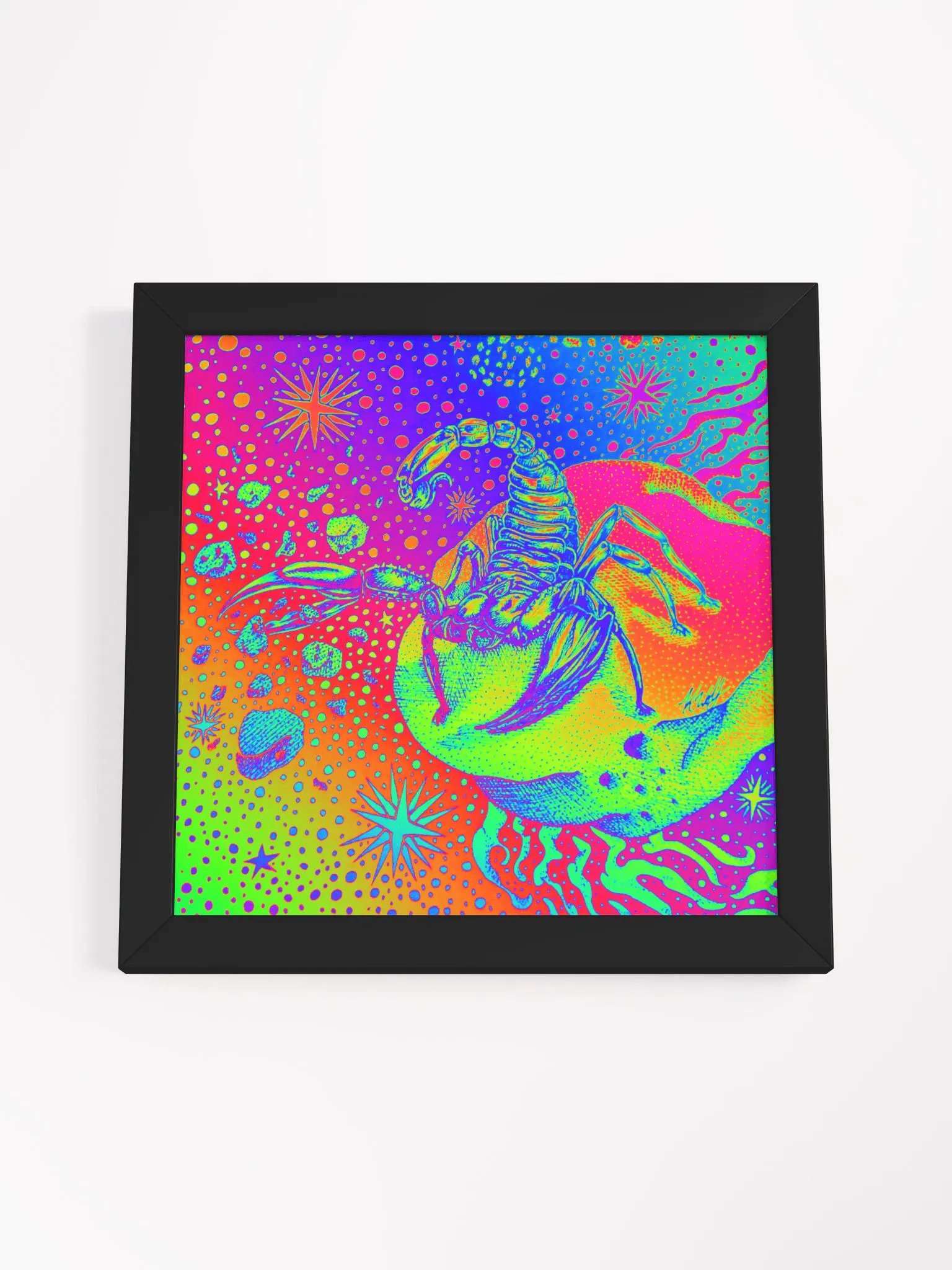 Limited Edition Full Rainbow Scorpio Zodiac Framed Art Print product image (12)