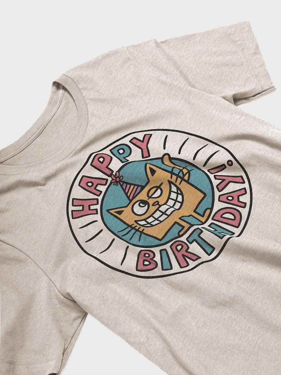 Winking Birthday Cat T-Shirt product image (4)
