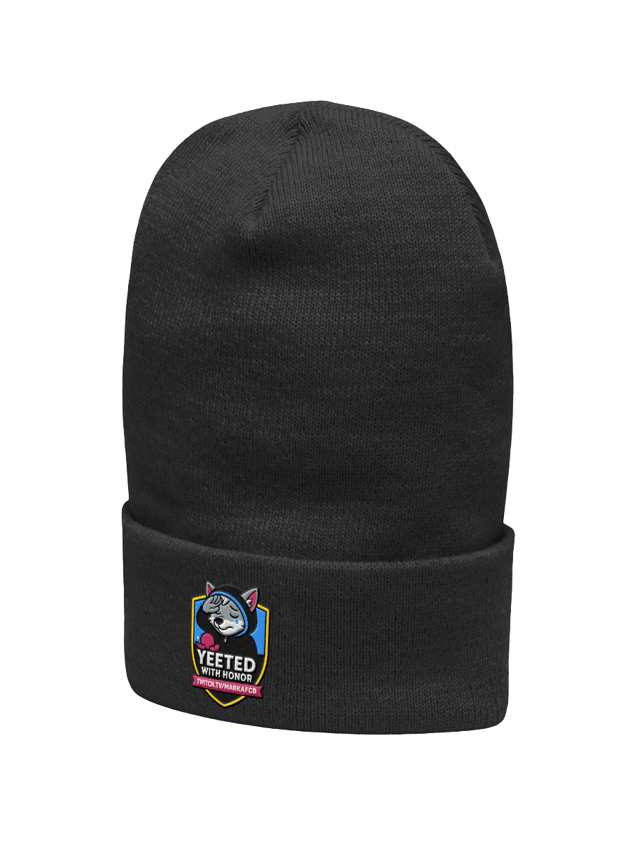 "YEETED WITH HONOR" BEENIE – Official Stream Mascot Edition product image (16)