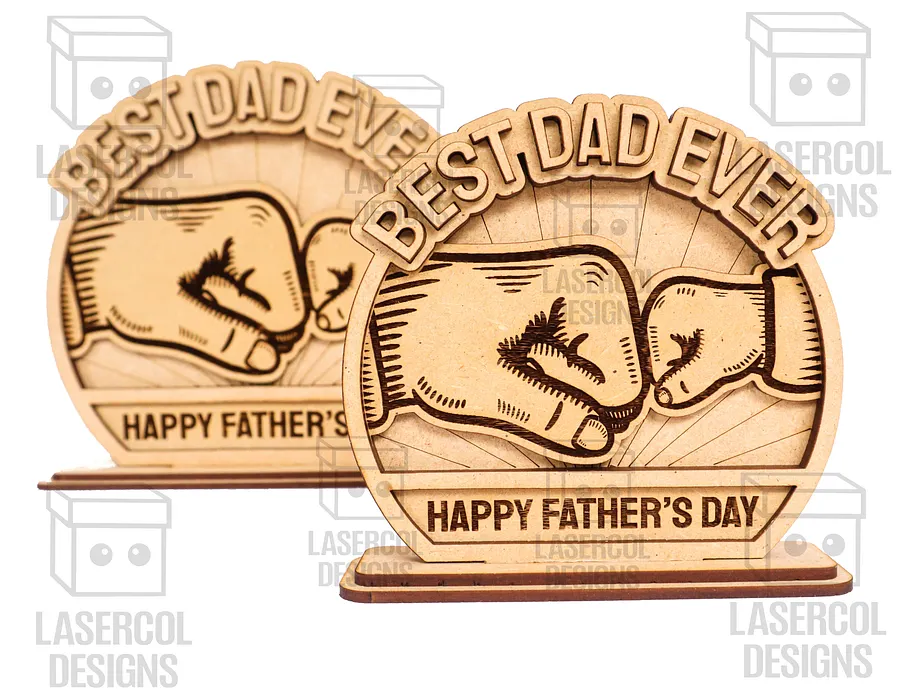 Father's Day Gift Plaque Bundle (Set 1-2) - Laser Cut Files product image (5)