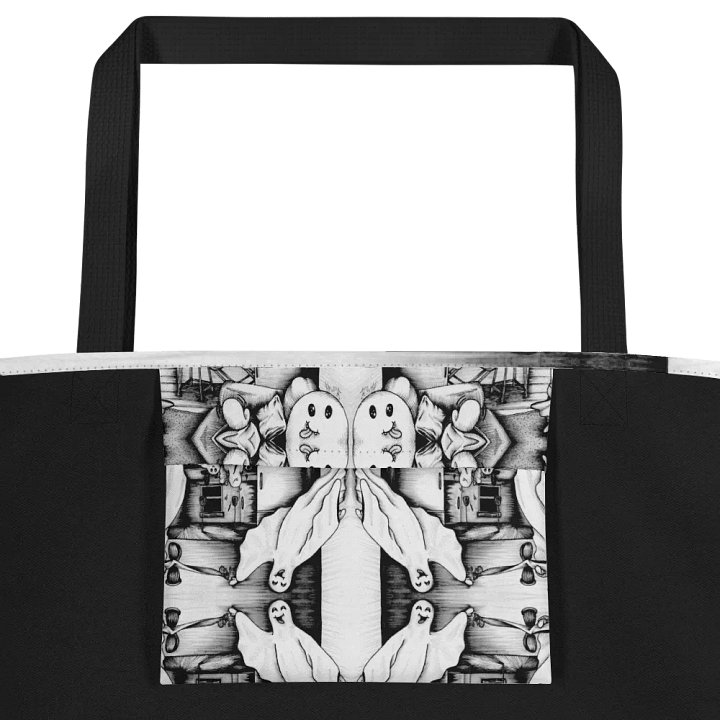 Haunted apartment All-Over Tote Bag product image (2)