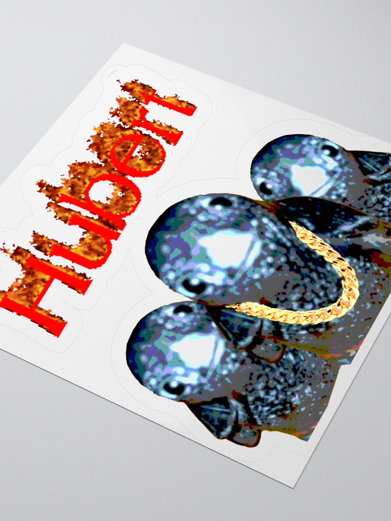 Hubert Fire Sticker product image (8)