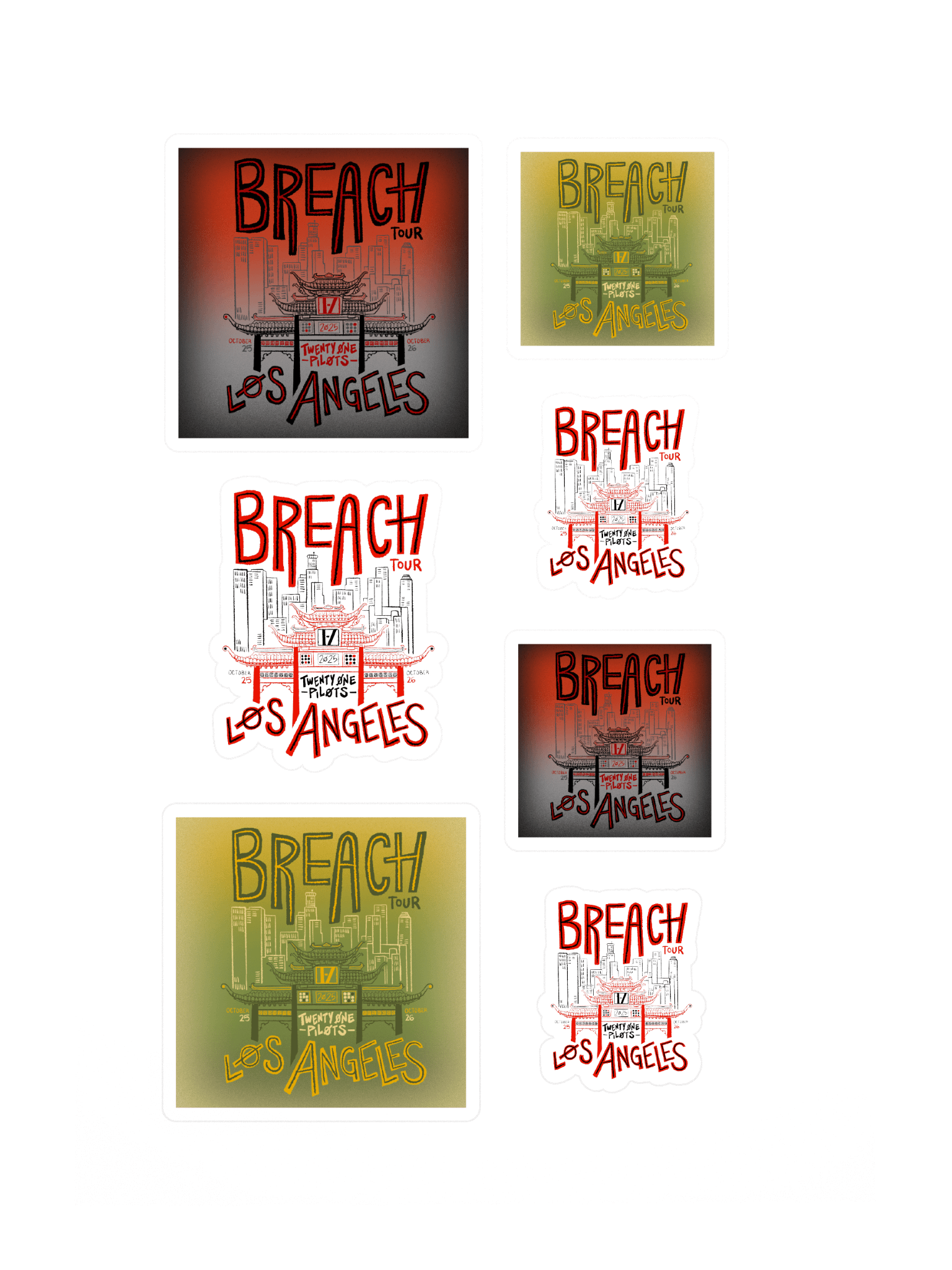 Breach LA Sticker Sheet product image (3)