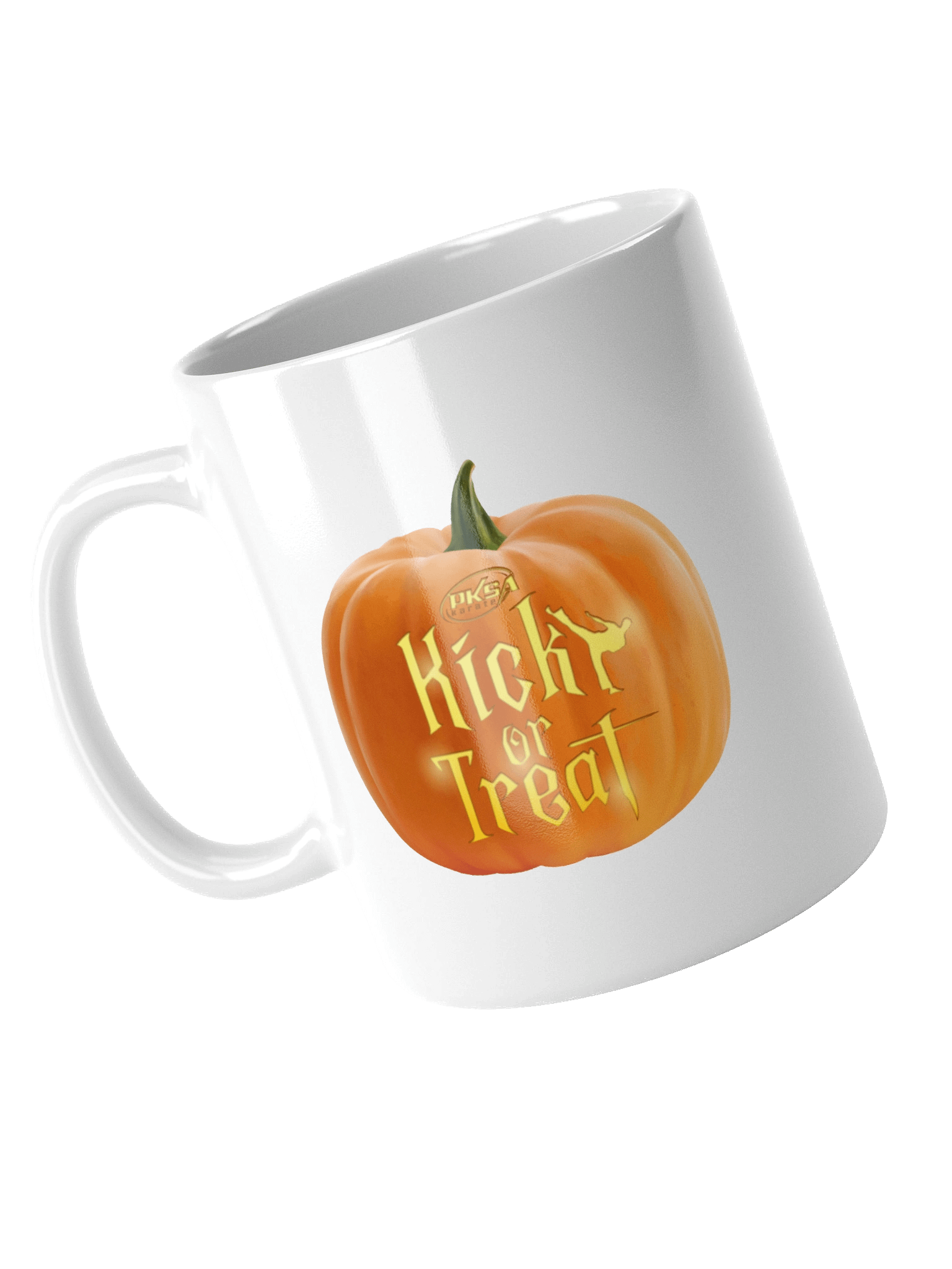 🎃🥤 Kick or Treat! Coffee White Mug product image (4)