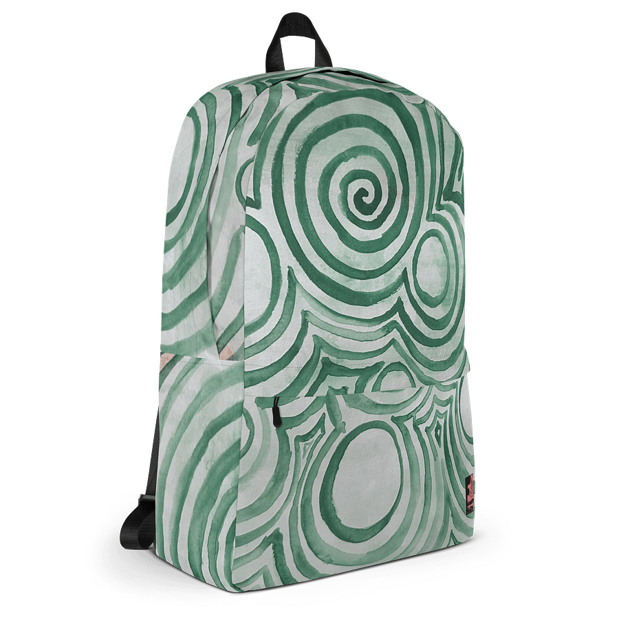 "Green Swirl" Backpack product image (3)