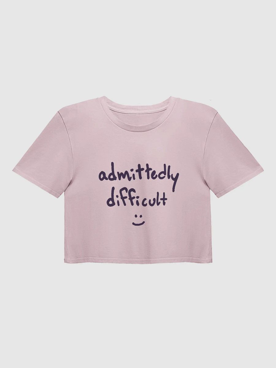 admittedly difficult (#332144) printed cotton crop top product image (17)
