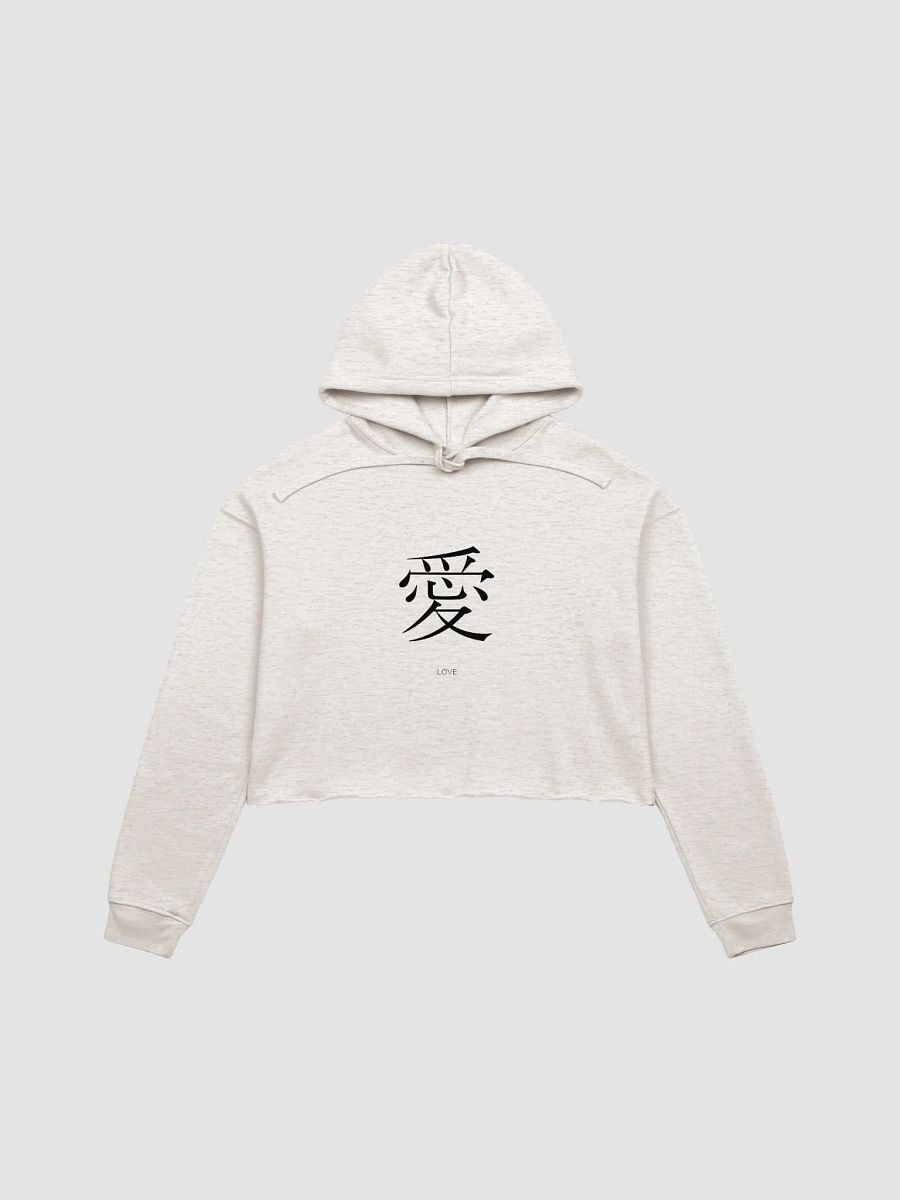 Love Kanji Crop Hoodie product image (2)