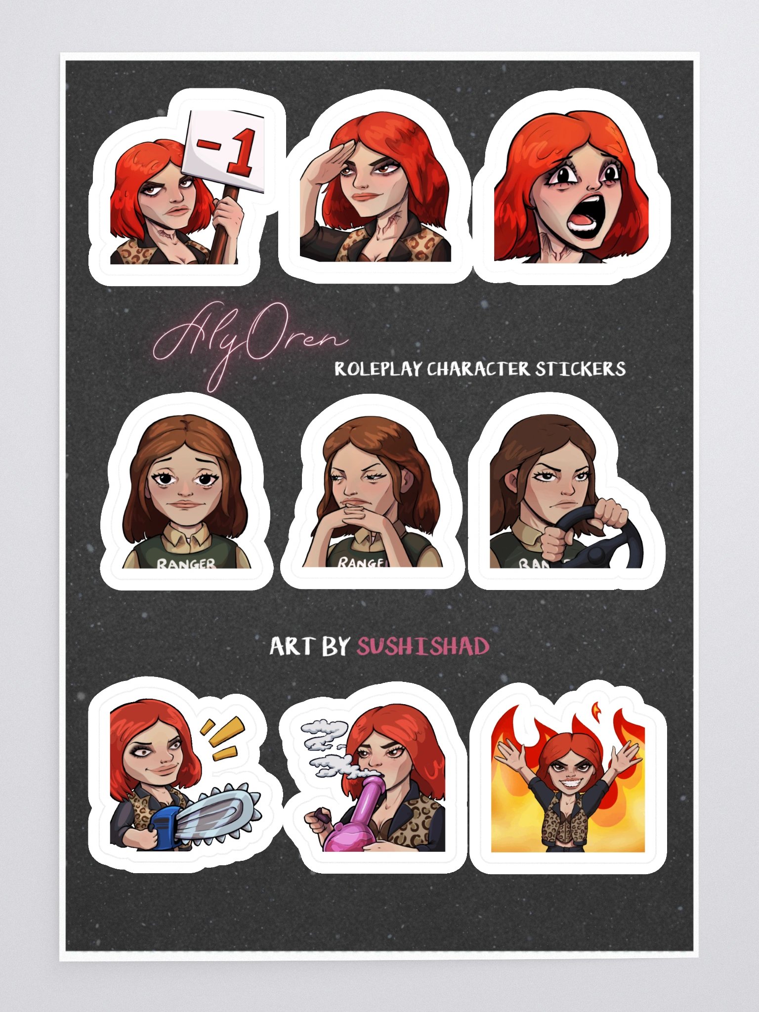 RP Character Sticker Sheet product image (3)