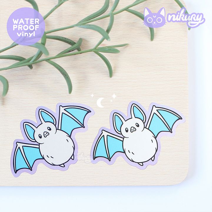 Holographic Matt Bat Sticker product image (2)