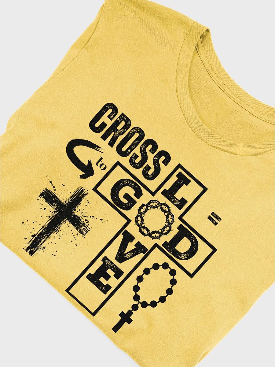 Cross Equal To God Love Bella Canvas T-shirt product image (2)