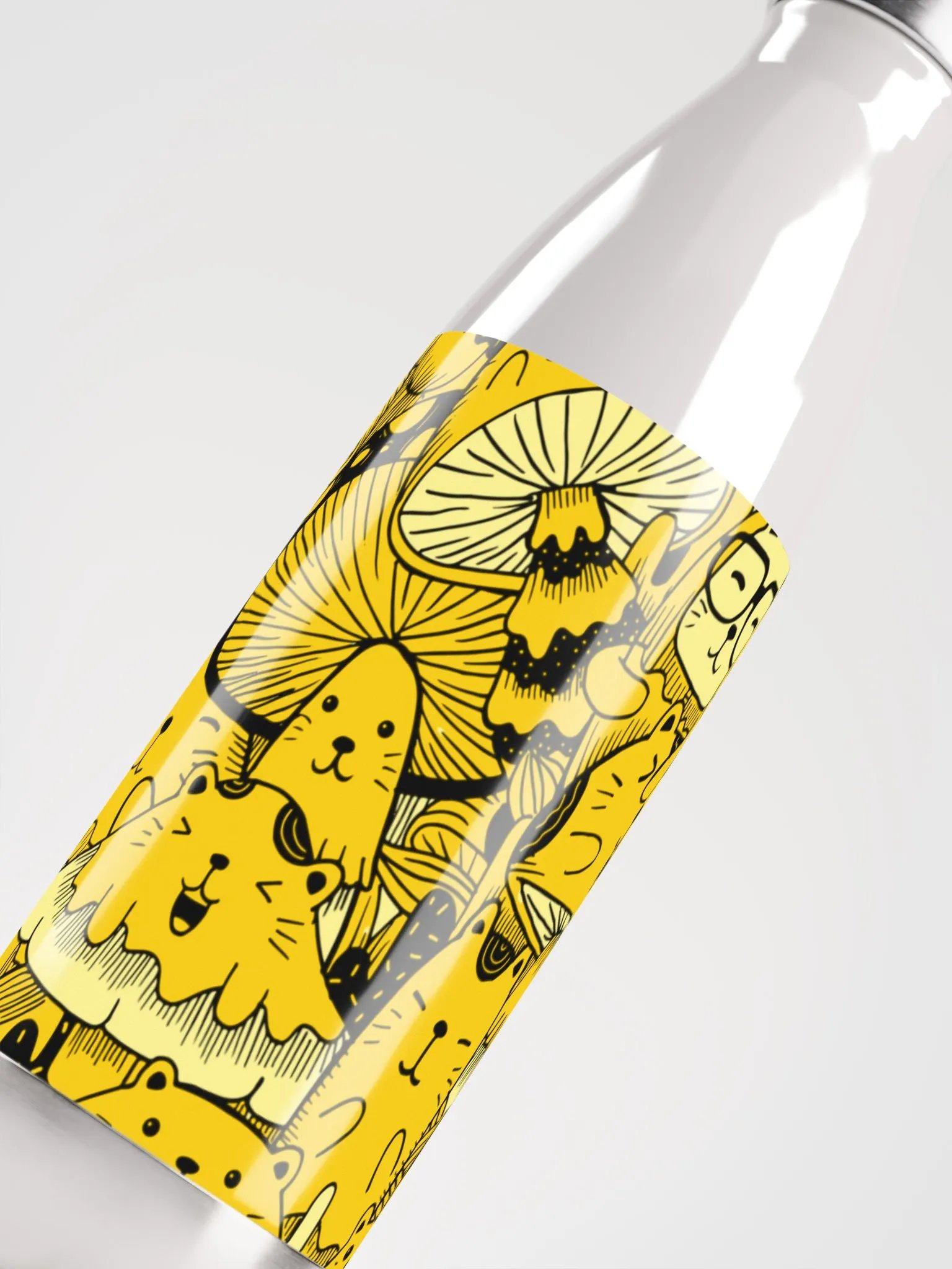 Mewshroom Madness Cat Water Bottle product image (5)