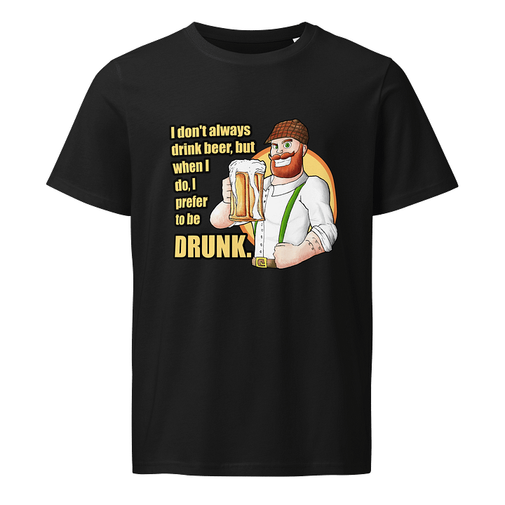 Beer lad 4 organic t shirt front product image (1)