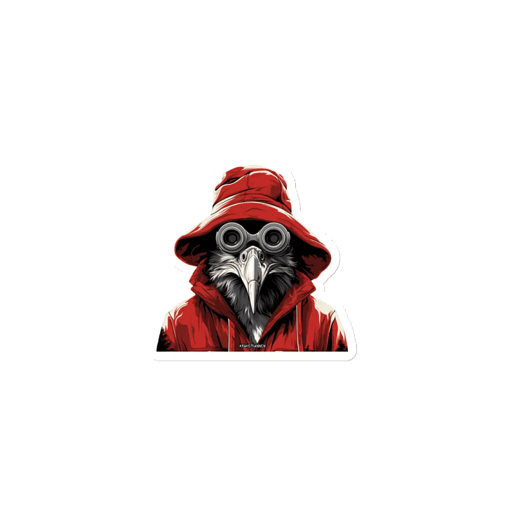 Premium Vinyl Magnet 🔴 Binocular Crow Man product image (1)
