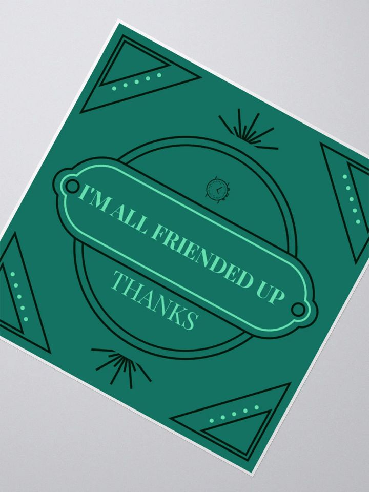 All Friended Up Vintage Stickers product image (3)