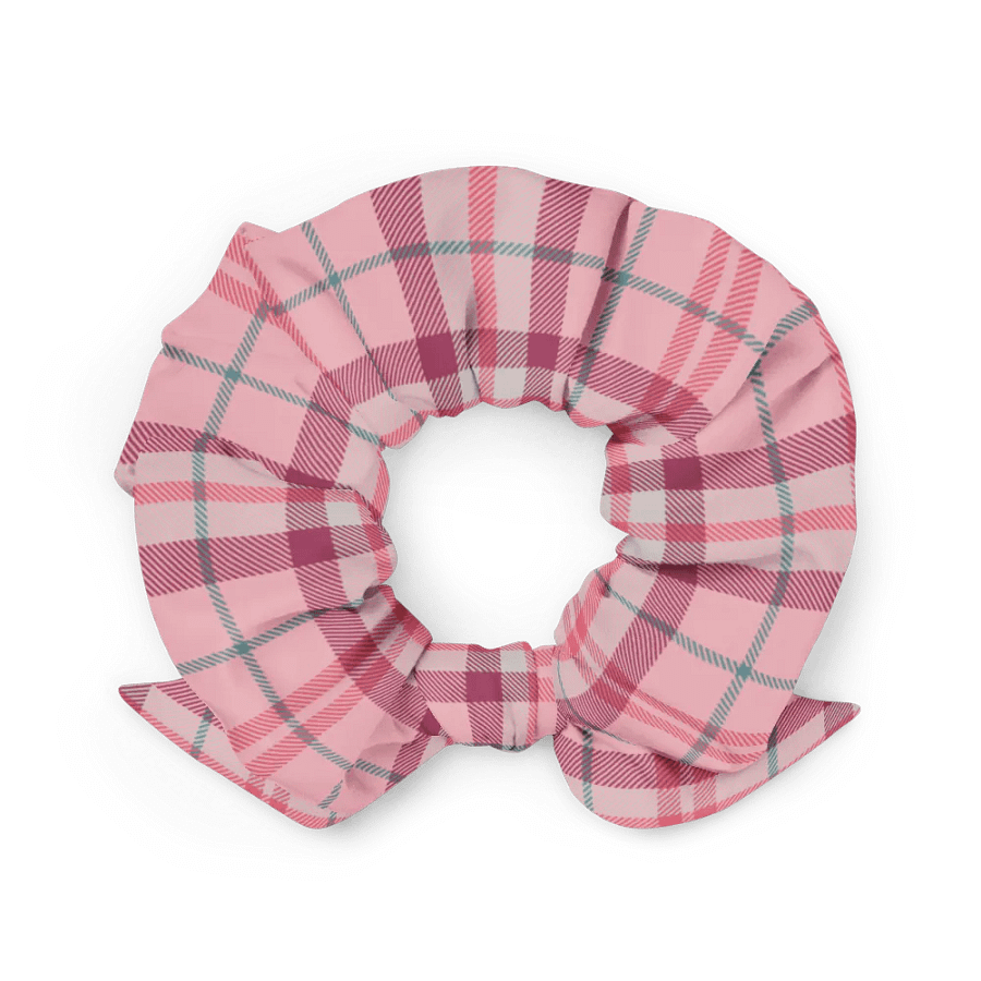 Valentine Plaid Scrunchie with Bow product image (2)