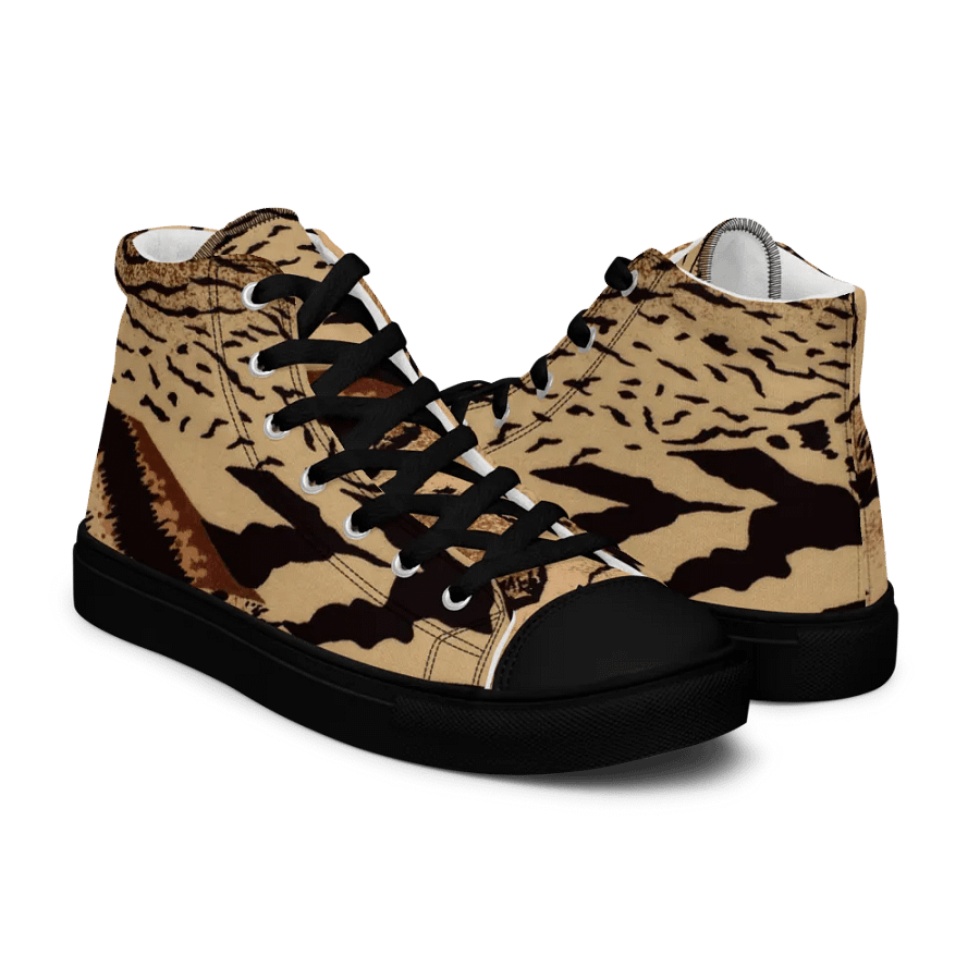 Wildcat Whimsy High Top Canvas Shoes product image (11)