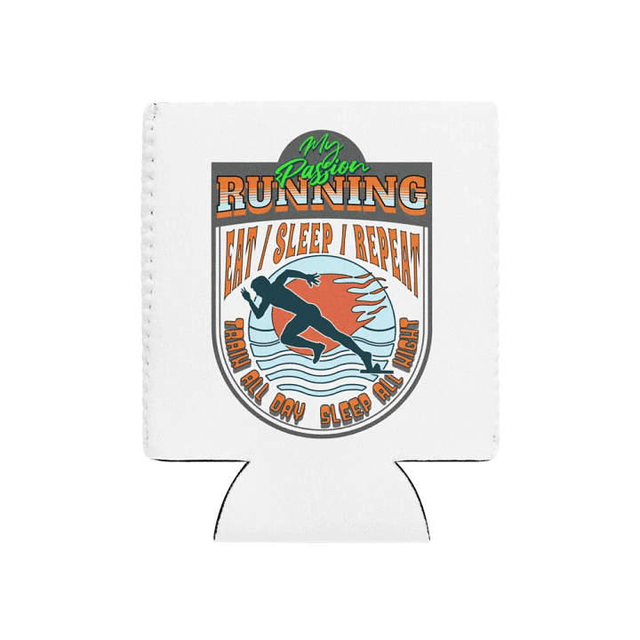 My Passion Running Shield Sunset Can Cooler product image (1)