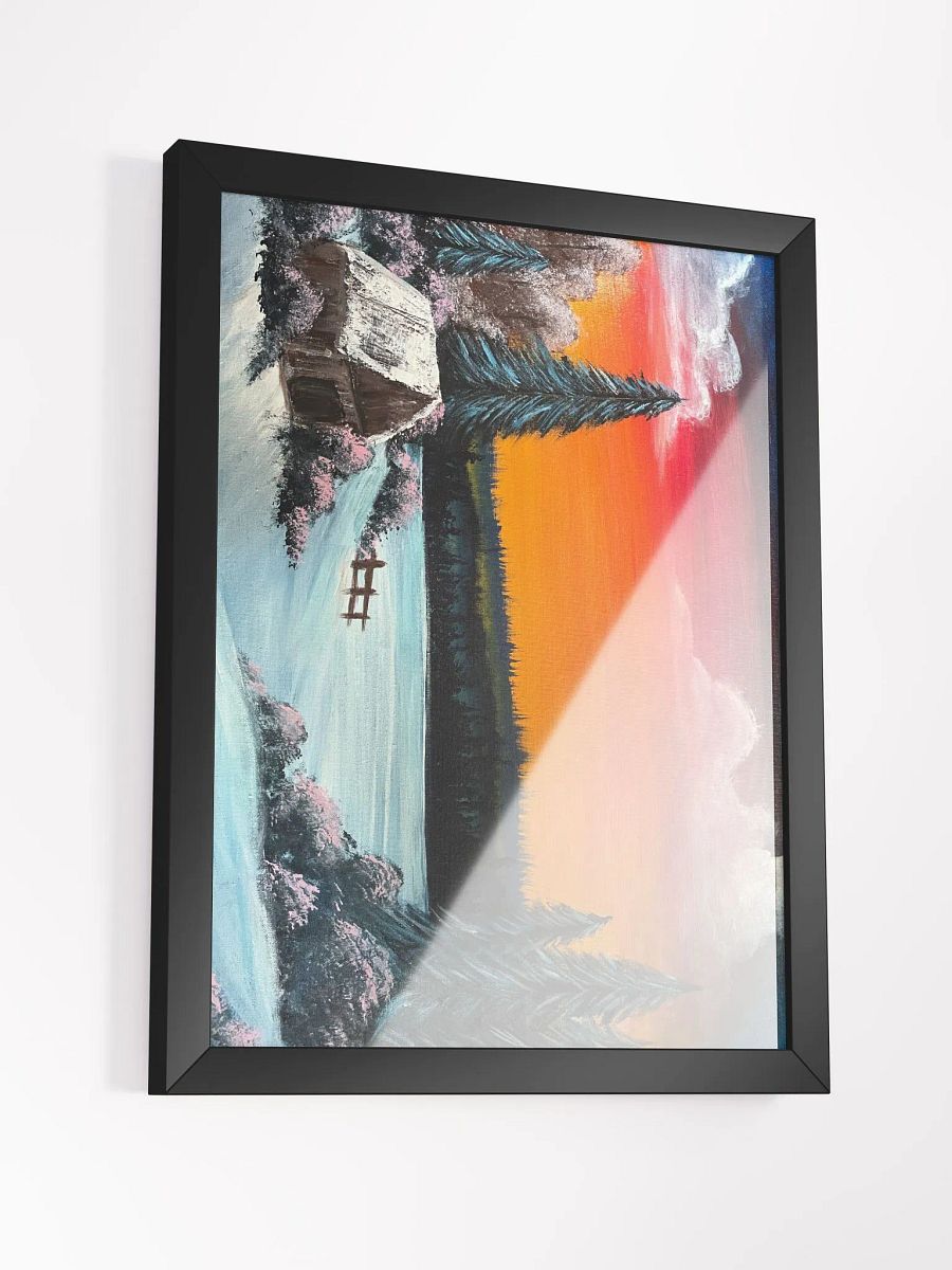 Framed Snowy Shed Print product image (12)