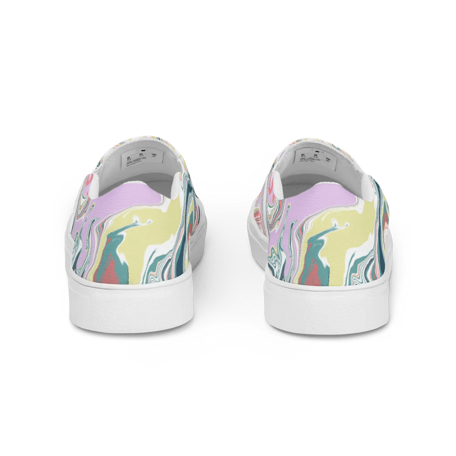 Psychedelic Swirl Women's Slip-Ons product image (4)