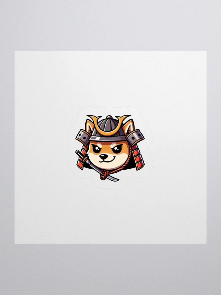 Nova Samurai Inu Kiss Cut Sticker product image (1)