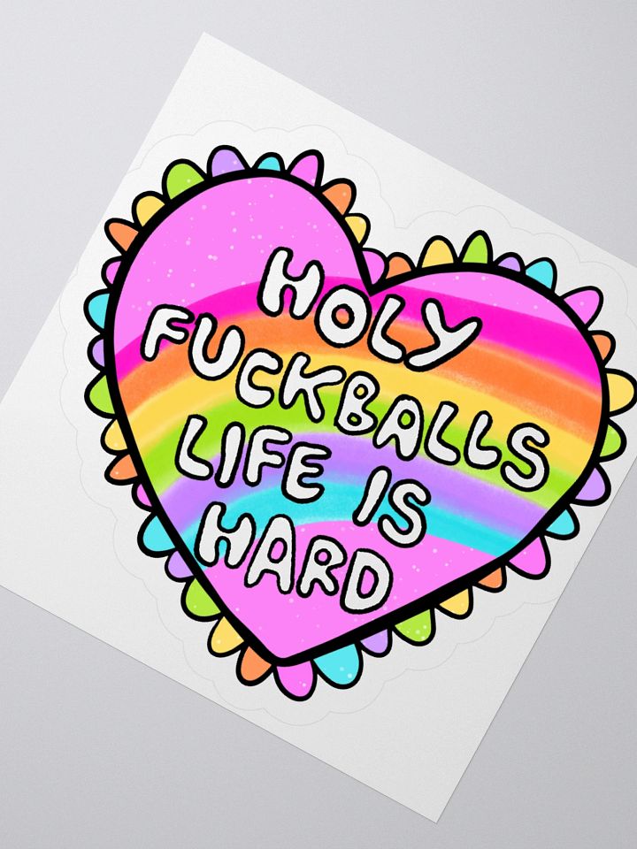 Life is Hard Sticker product image (5)