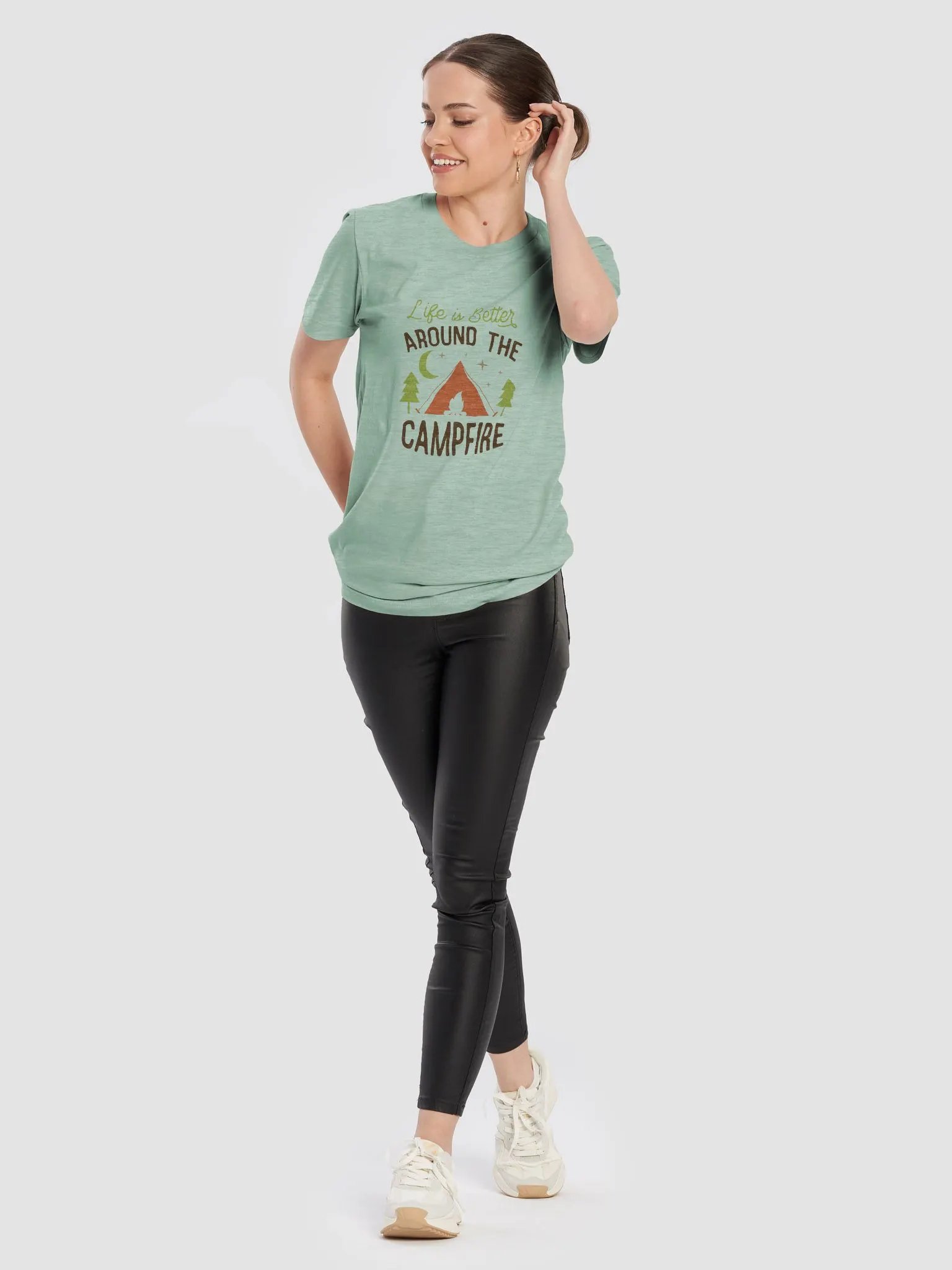 Life is Better Around the Campfire - Ladies Soft Tee product image (107)