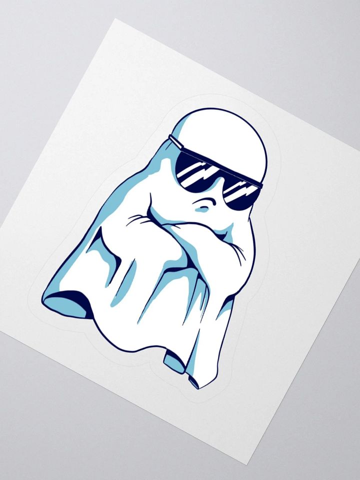 Very Angry Ghost Halloween Funny Sticker product image (2)