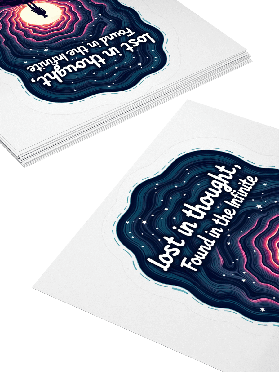 Lost In Thought, Found In The Infinite Sticker product image (4)
