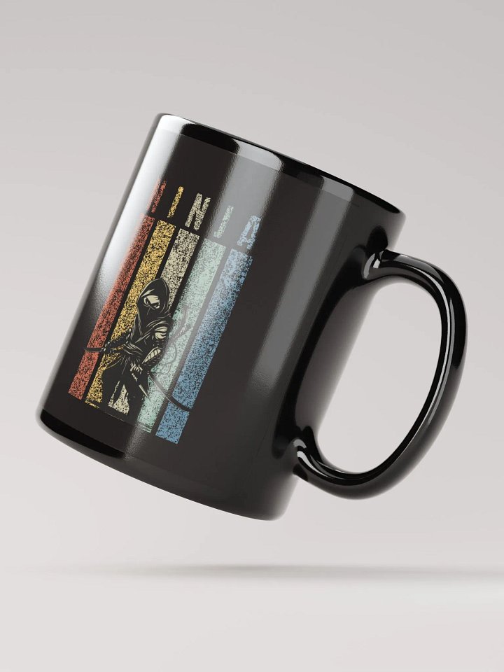 Retro Ninja Warrior | Black Mug product image (4)