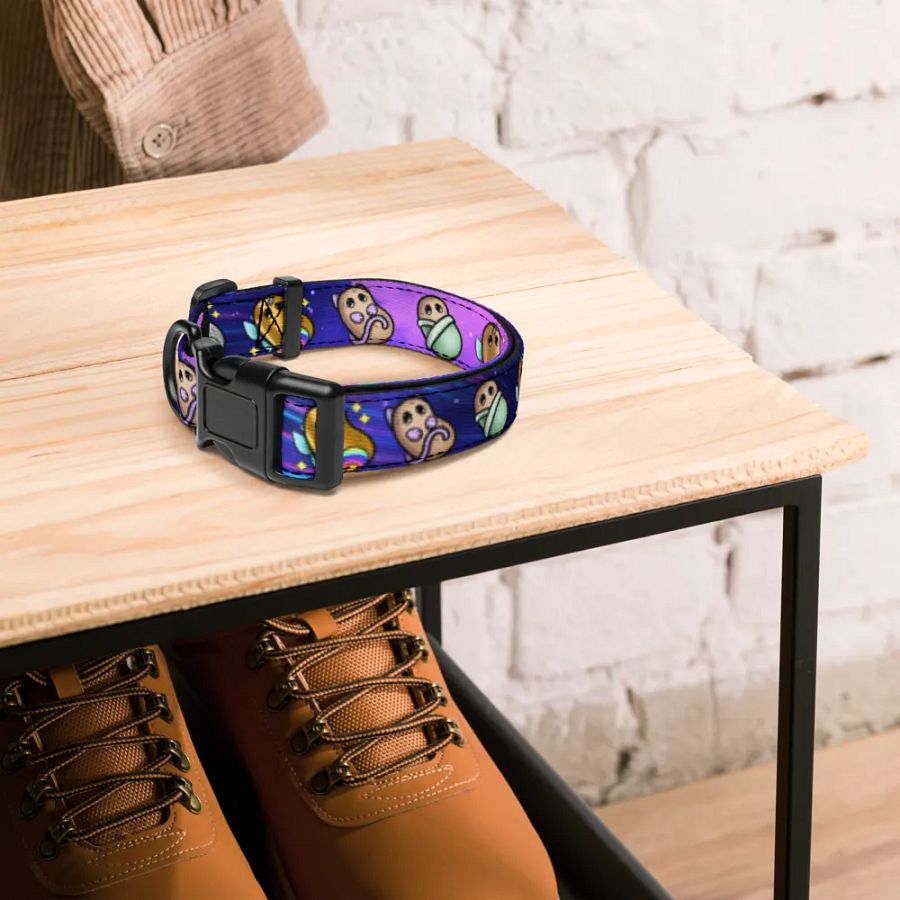''Patates intergalactiques'' Collier pour animal (M) product image (3)