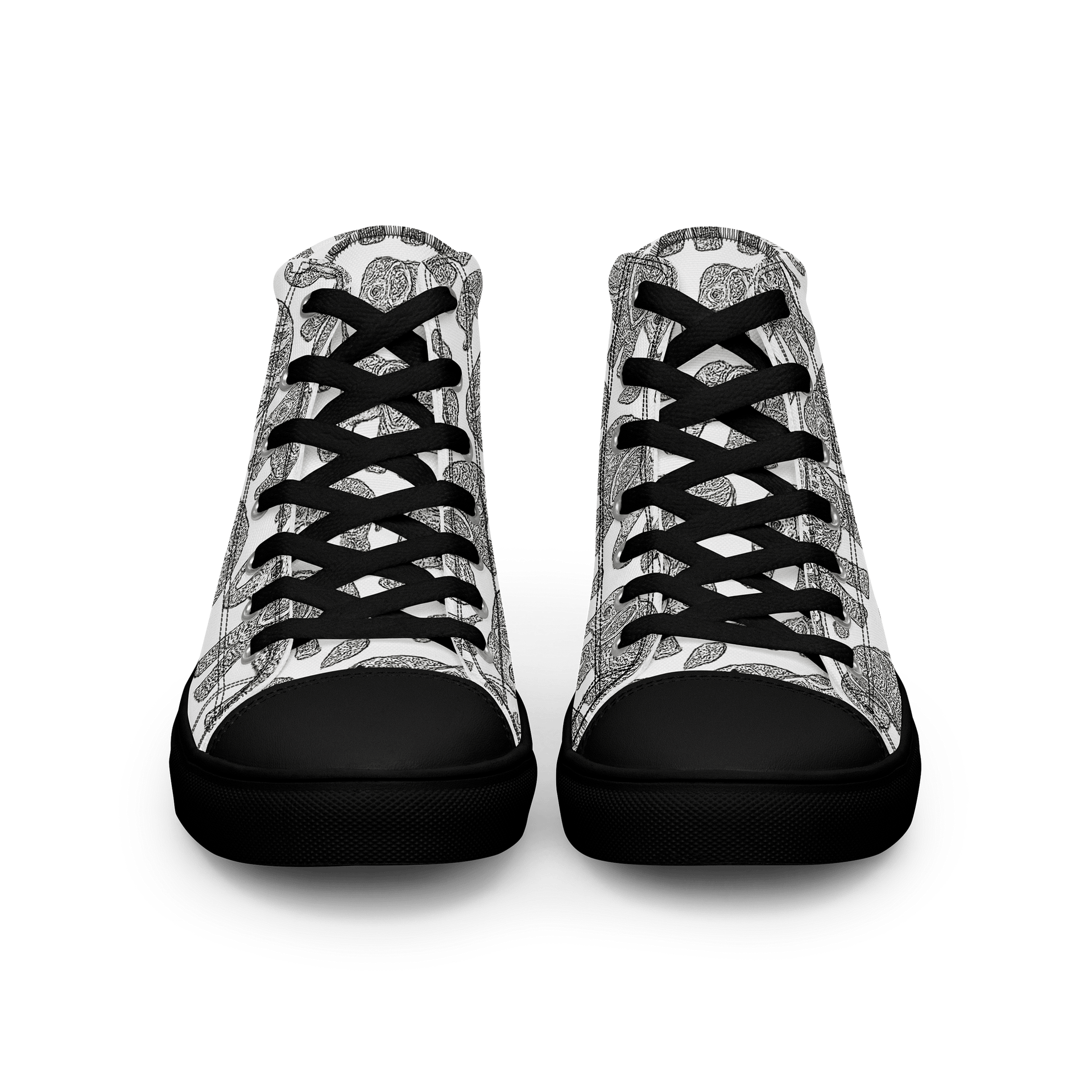 Ornate Elephant High Tops product image (3)