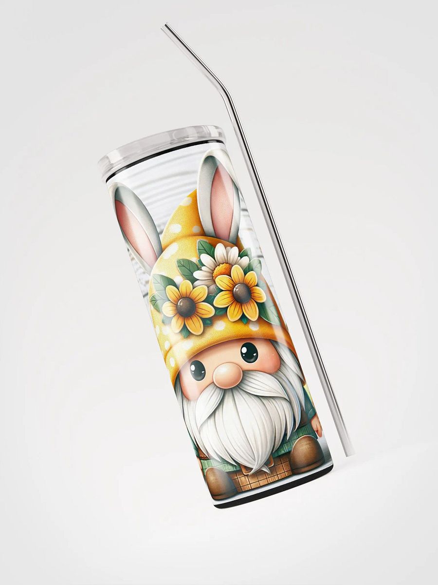 Bunny Hat Gnome Stainless Steel Tumbler product image (5)