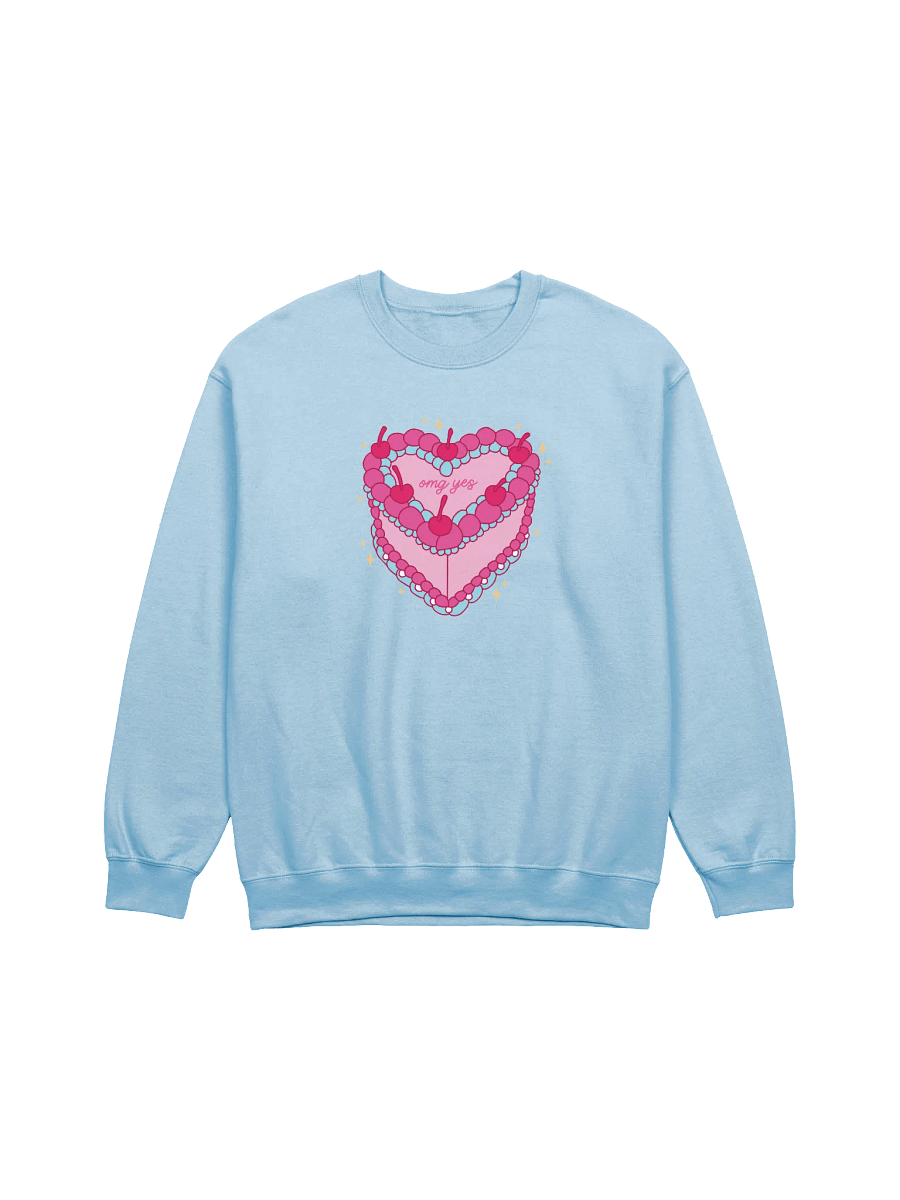 [OMG Yes] Heart Cake Crewneck Sweatshirt product image (3)