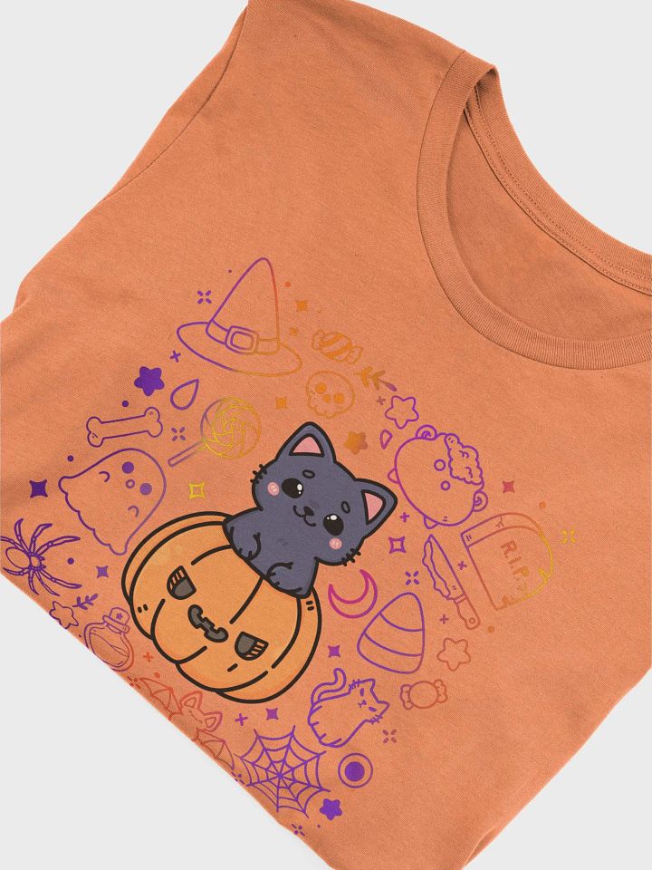 filled in pumpkin cat // t - shirt product image (1)