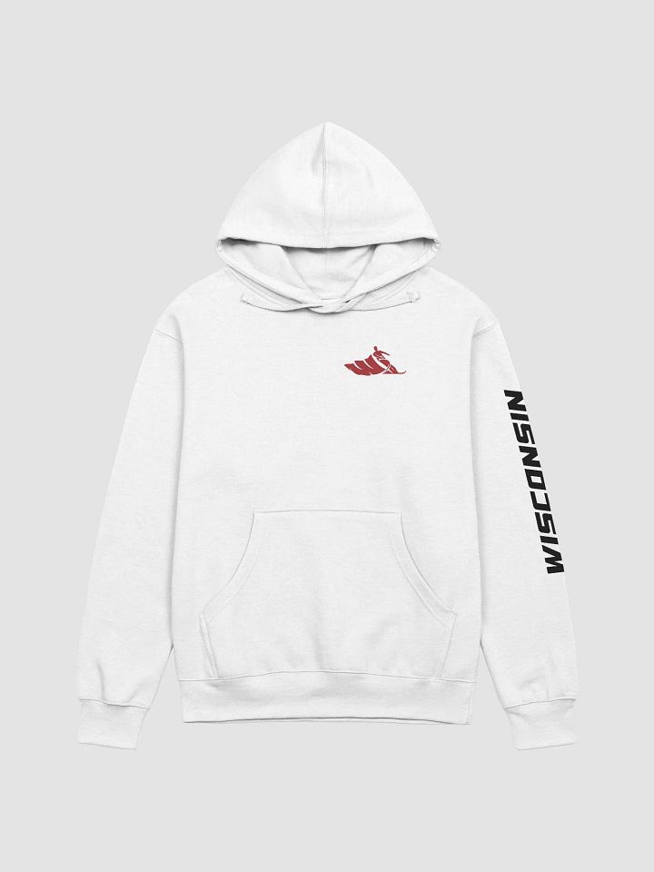 Wisconsin Waterski Hoodie (White) product image (1)