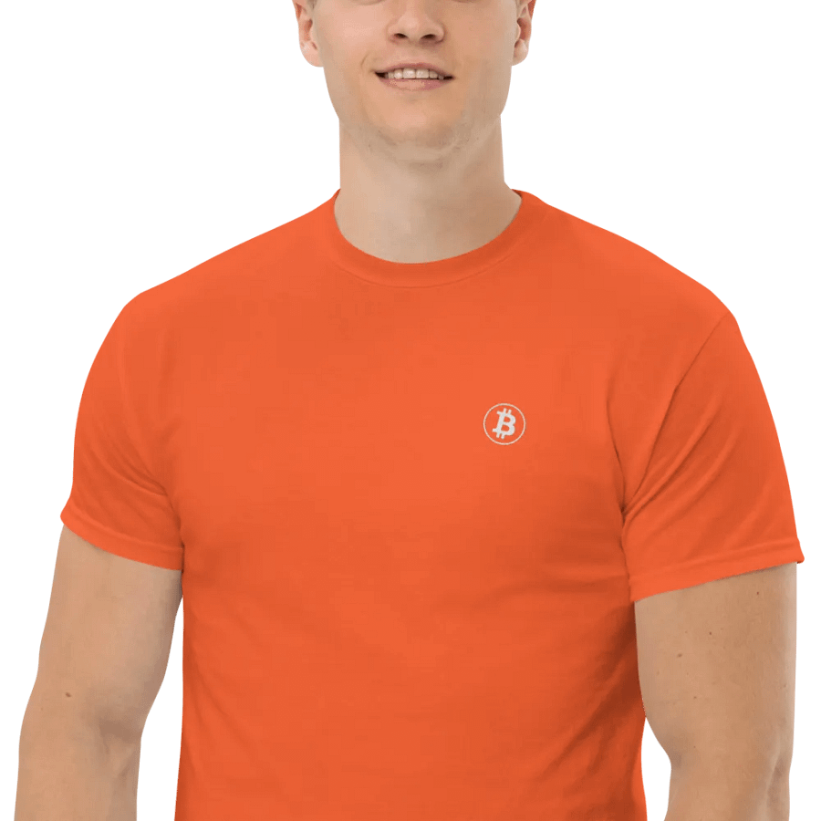 Embroidered ₿ T-Shirt product image (4)