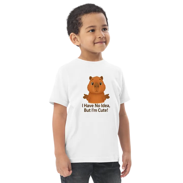 Cute Capybara Toddler Jersey T-Shirt product image (2)