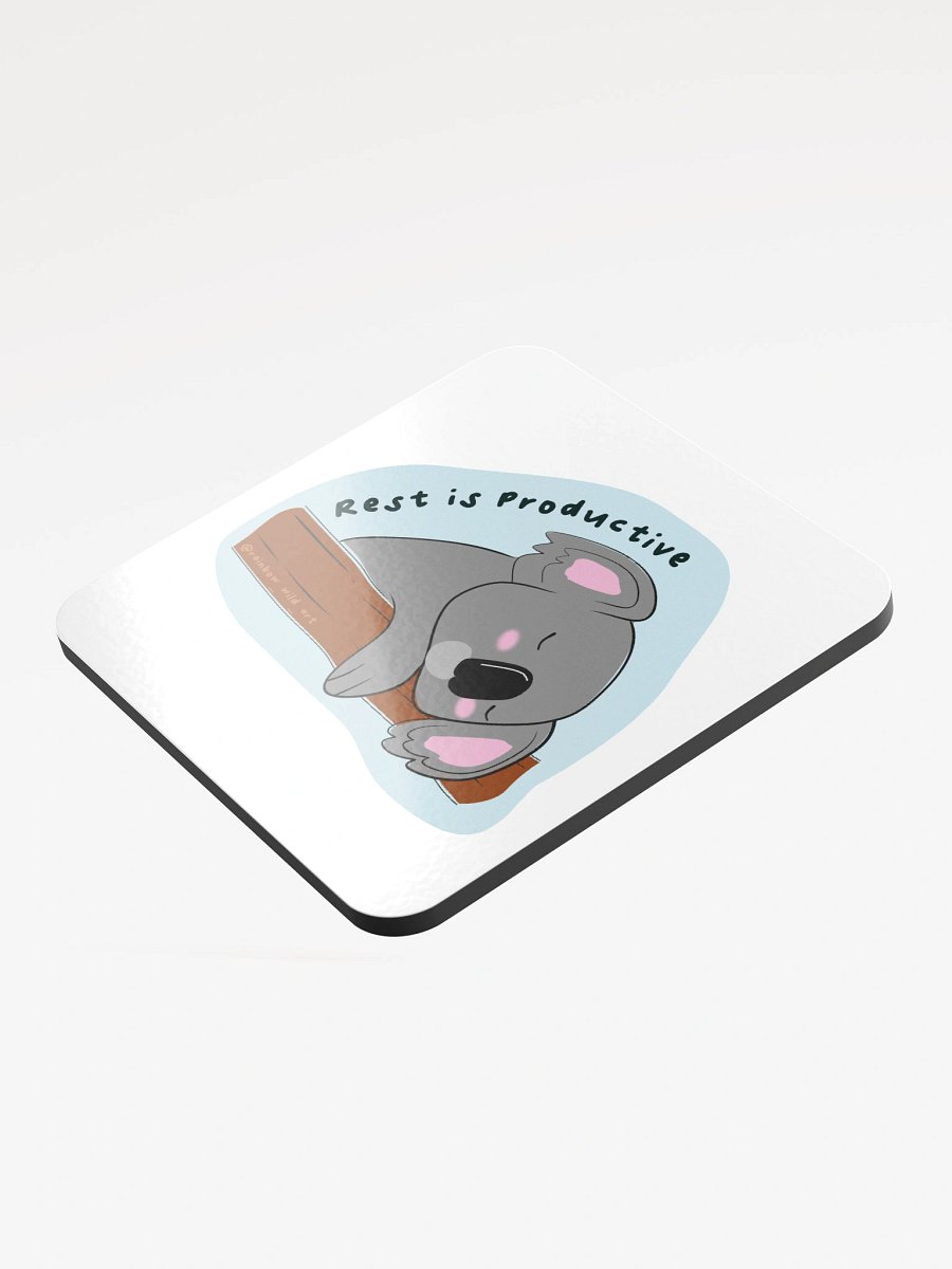 Rest is Productive Cork Coaster product image (3)