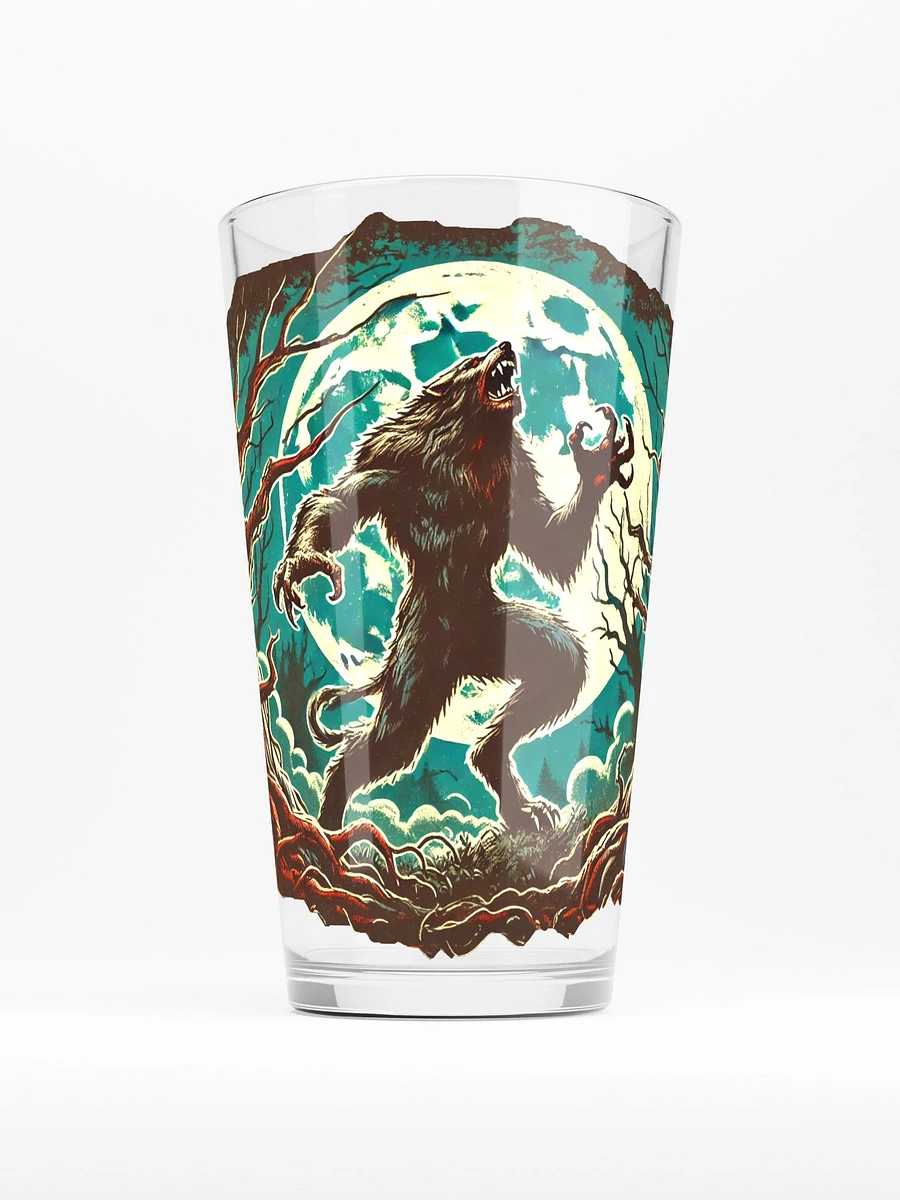 Werewolf Under a Full Moon 16 oz Glass product image (1)