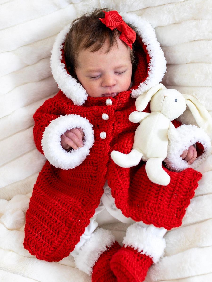 Crochet Pattern: Easy Baby Coat (with Hood) product image (10)