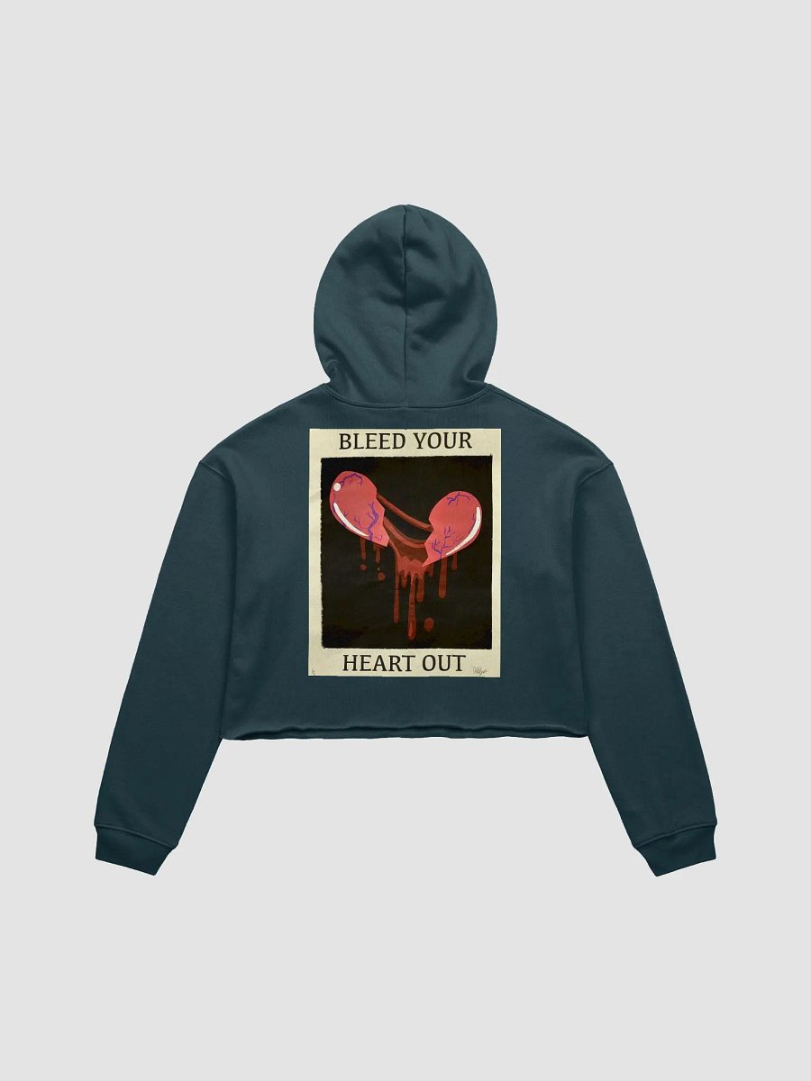 Bleed Your Heart Out Cropped Hoodie (Traditional) product image (2)