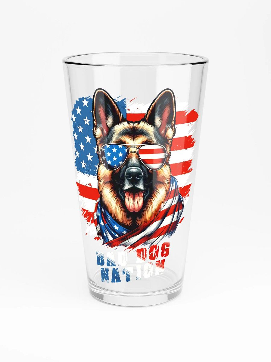 American German Shepherd - 16oz Pint Glass product image (1)