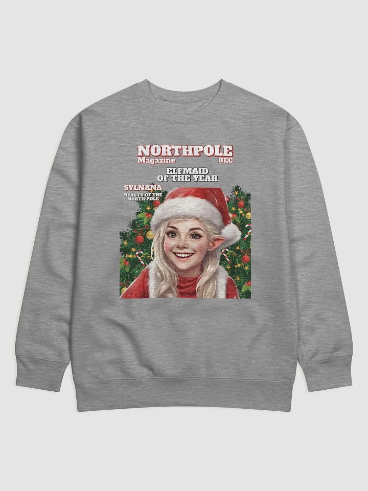 North Pole Magazine Elf of The Year Issue - Magazine Parody Sweatshirt product image (3)