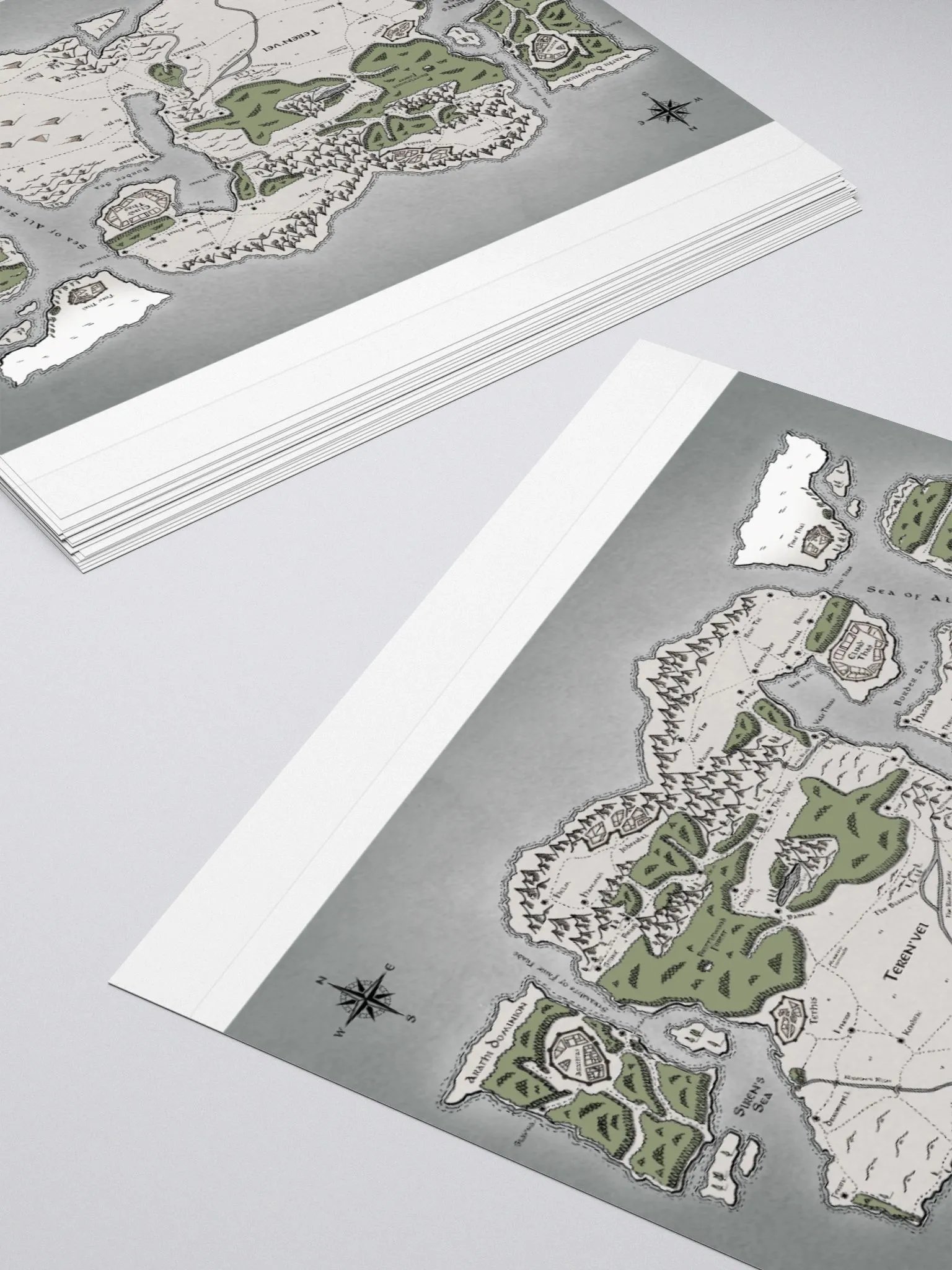 Map of Teren'vei Sticker product image (11)