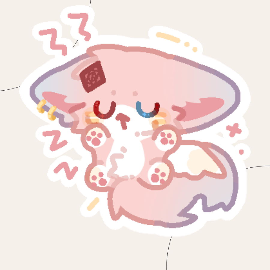 [FROSTY] 10 Furry Fox Sticker product image (11)