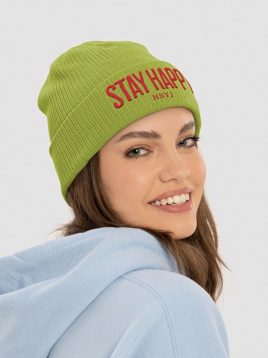 Stay Happy Beanie product image (16)