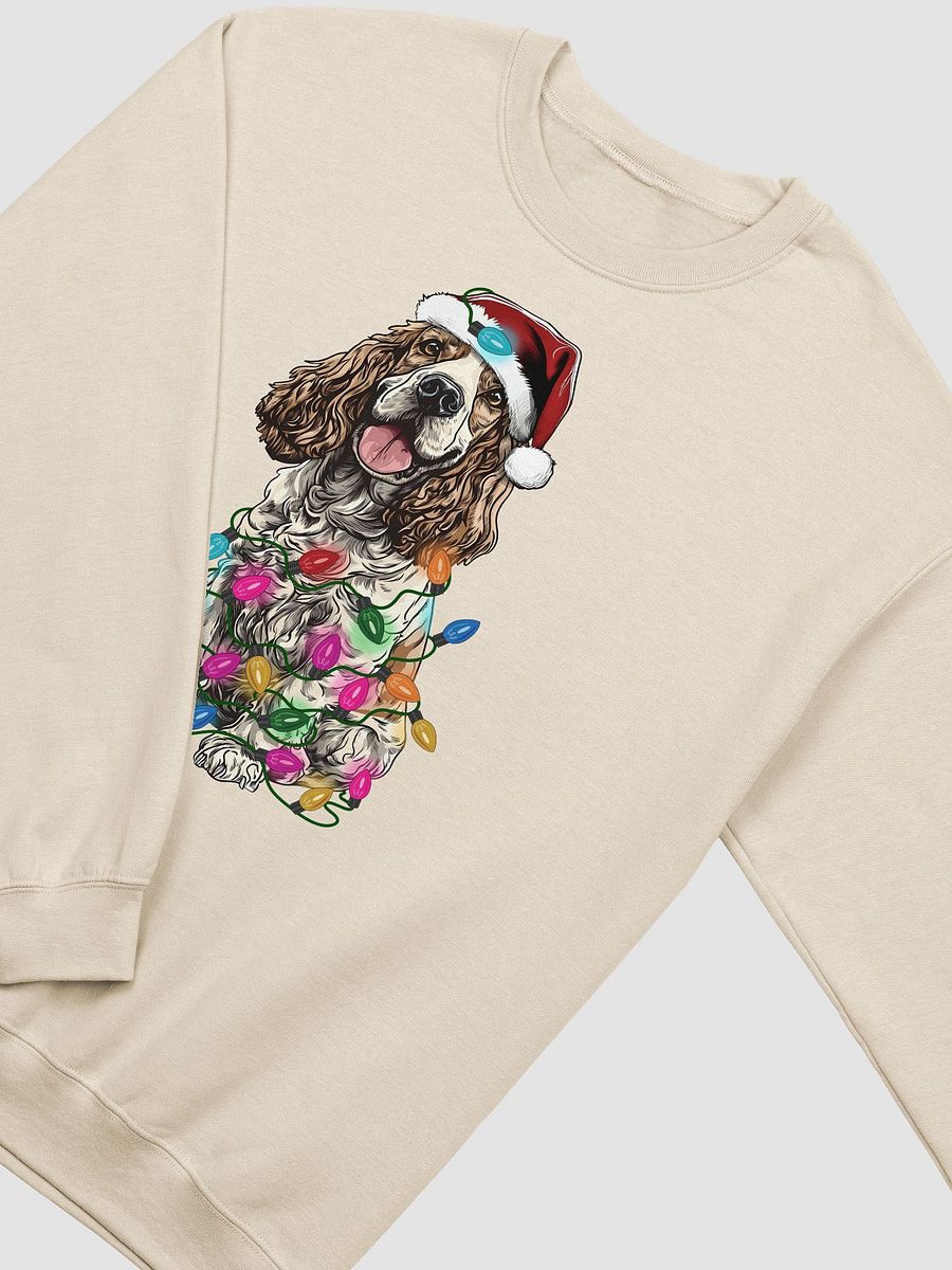 Funny Cocker Spaniel(Orange & White) Christmas Sweatshirt product image (23)