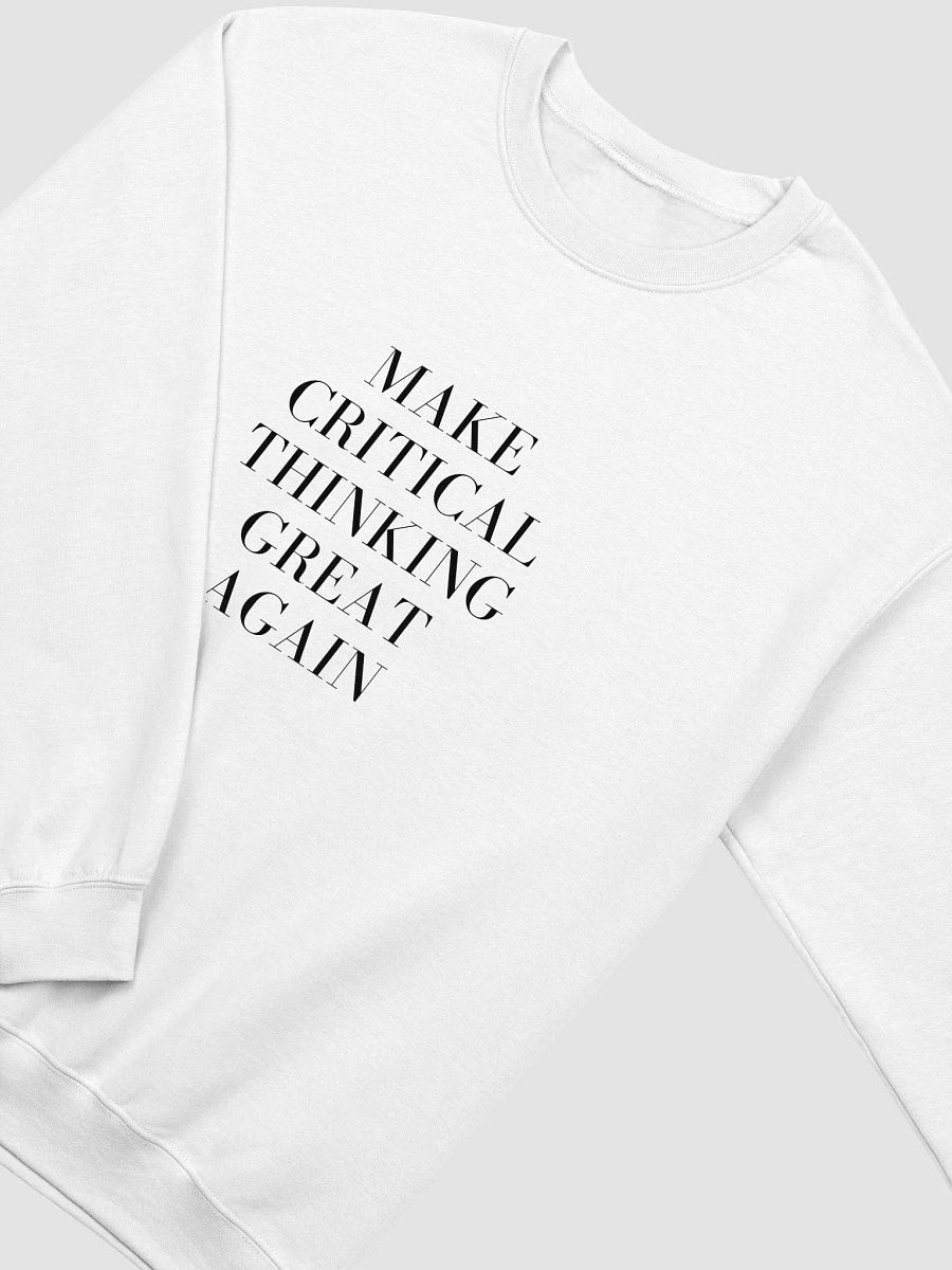 Make Critical Thinking Great Again Classic Crewneck Sweatshirt product image (2)